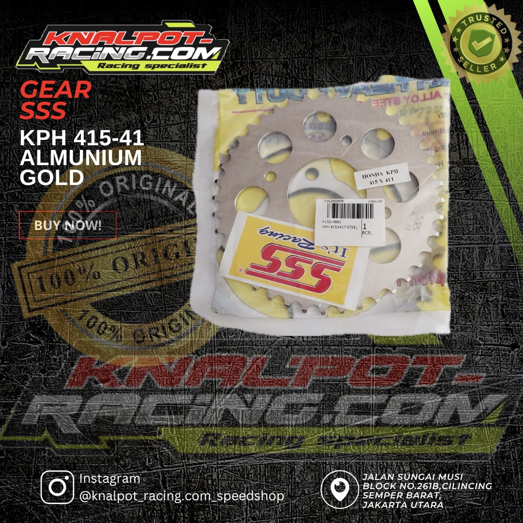 GEAR KPH 415-41 ALMUNIUM GOLD 
